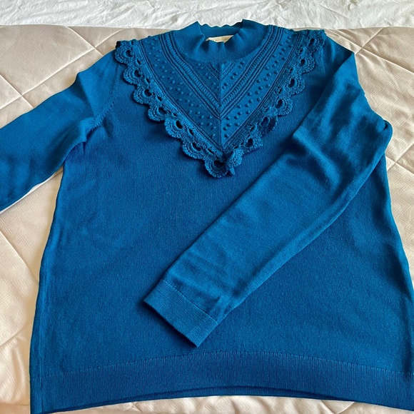 Sezane Charline Cerulean Blue Jumper, Size S - Picture 4 of 7